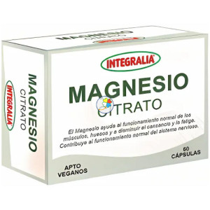 MAGNESIO CITRATO 60 CÁPSULAS INTEGRALIA