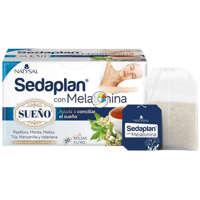 SEDAPLAN CON MELATONINA INFUSIÓN 20 FILTROS NATYSAL