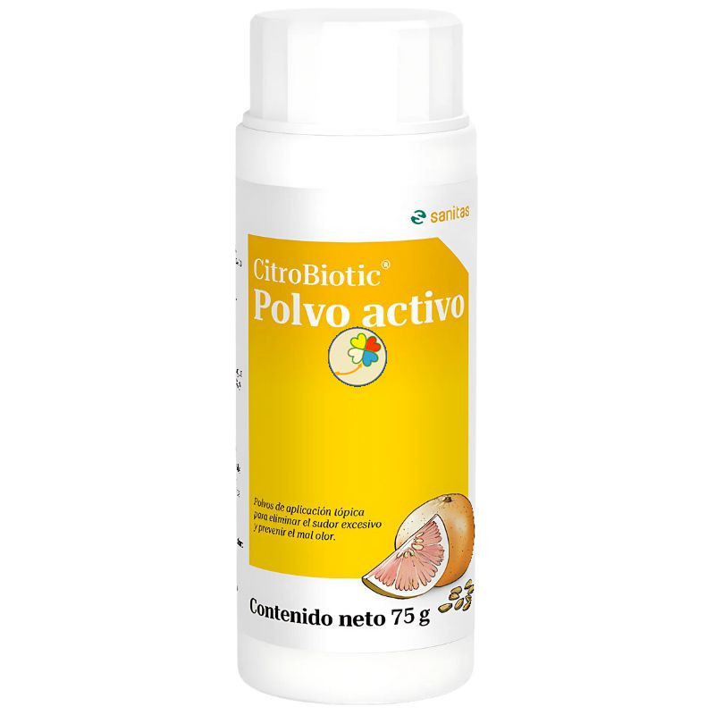 DESODORANTE POLVO ACTIVO DE POMELO 75G SANITAS
