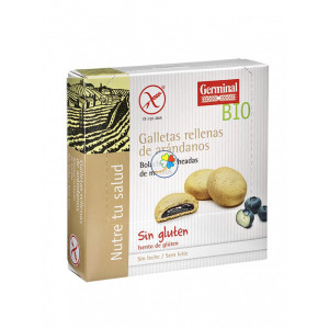 GALLETAS RELLENAS CREMA ARANDANOS S/ GLUTEN 200 GR GERMINAL