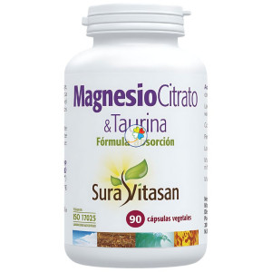 MAGNESIO & L-TAURINA 90 CAPSULAS SURA VITASAN