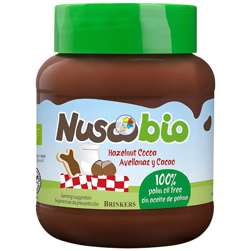 CREMA DE CHOCOLATE CON AVELLANAS 400G NUSCOBIO