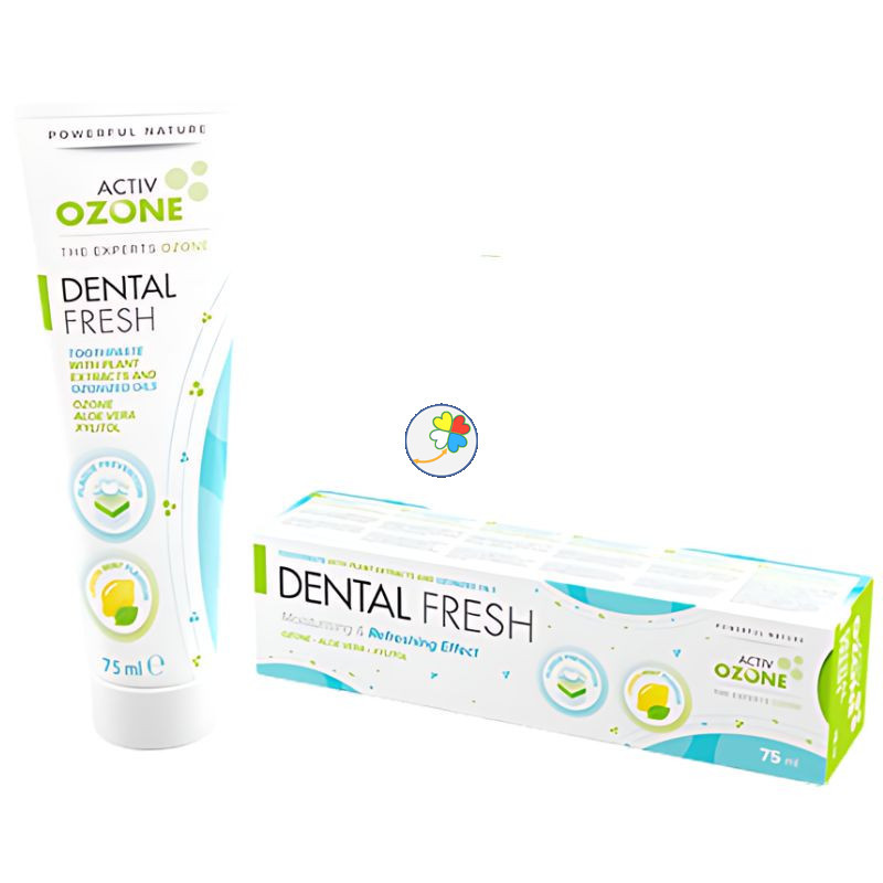 DENTIFRICO DENTAL FRESH ALOE OZONE-ALOE VERA 75Ml. ACTIVIZONE