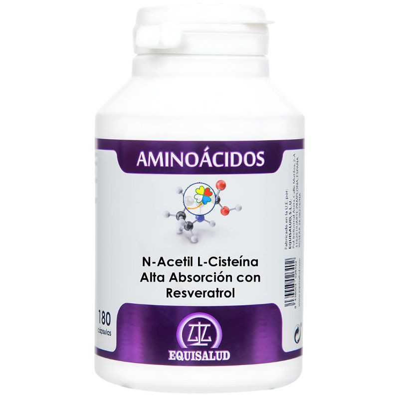 N-ACETIL L-CISTEÍNA CON RESVERATROL 180 CÁPSULAS EQUISALUD