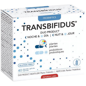 TRANSBIFIDUS DÚO NOCHE Y DÍA 40 CÁPSULAS INTERSA
