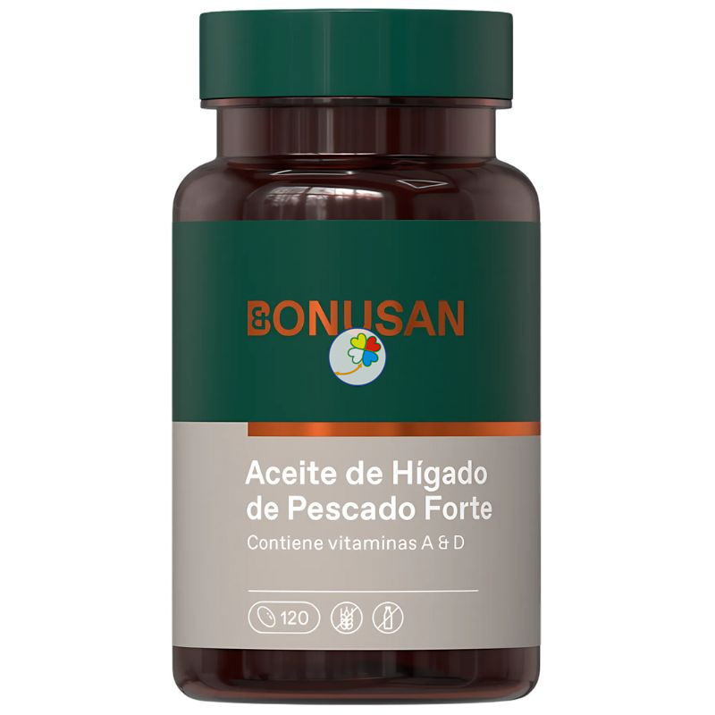 ACEITE DE HIGADO DE PESCADO FORTE 120 PERLAS BONUSAN