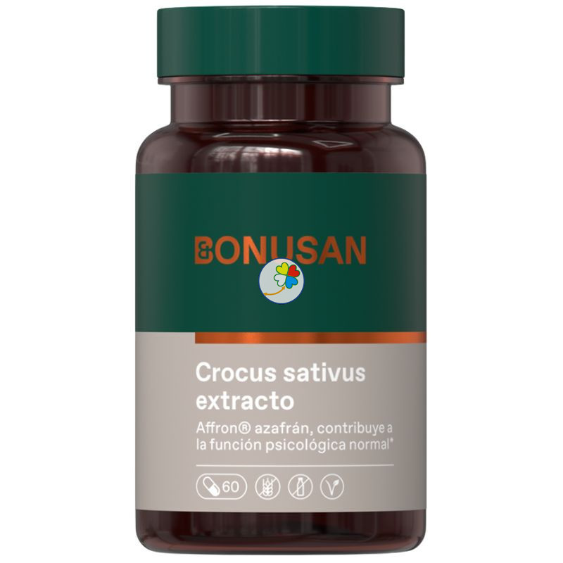 CROCUS SATIVUS EXTRACTO 60 CAPSULAS BONUSAN