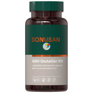 GSH GLUTATION 100Mg. 60 CAPSULAS VEGETALES BONUSAN