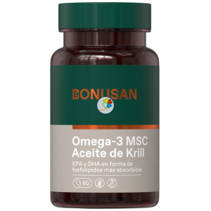 OMEGA 3 MSC KRILL 60 CAPSULAS BONUSAN