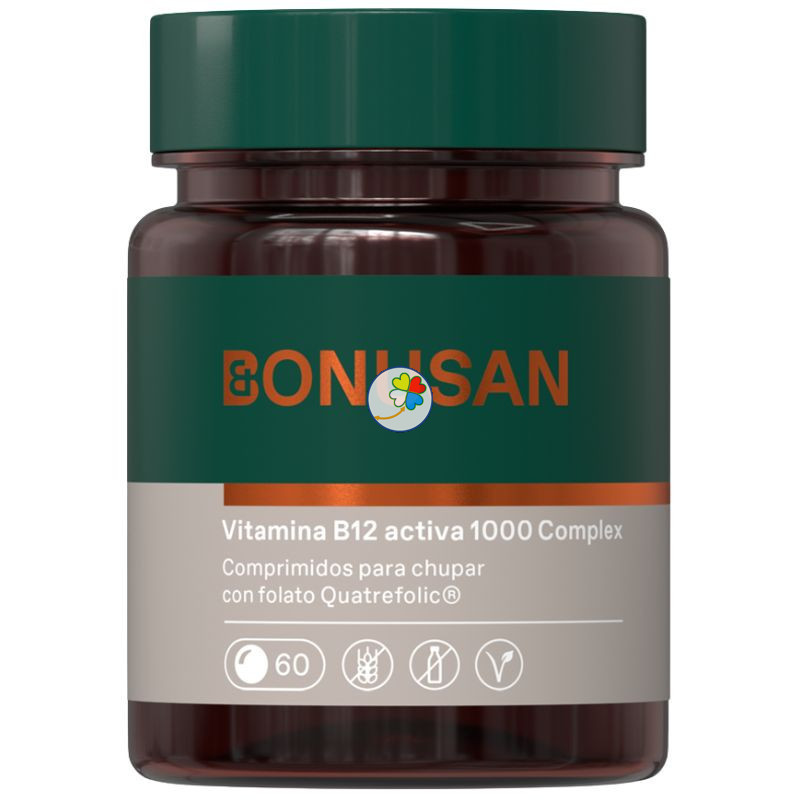 VITAMINA B12 ACTIVA 1000Mcg 60 COMPRIMIDOS BONUSAN