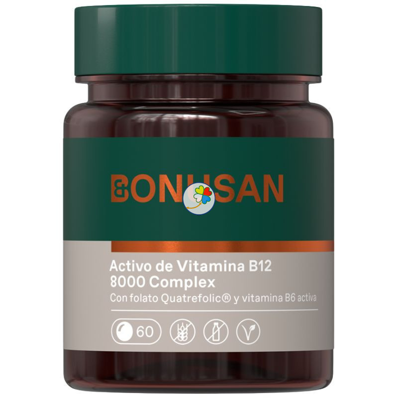 VITAMINA B12 ACTIVA 8000MCG 60 COMPRIMIDOS BONUSAN
