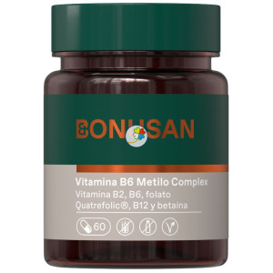 VITAMINA B6 COMPLEJO DE METILO 60 CAPSULAS BONUSAN