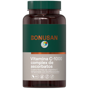 VITAMINA C1000 COMPLEJO ASCROBATO 90COMPRIMIDOS BONUSAN