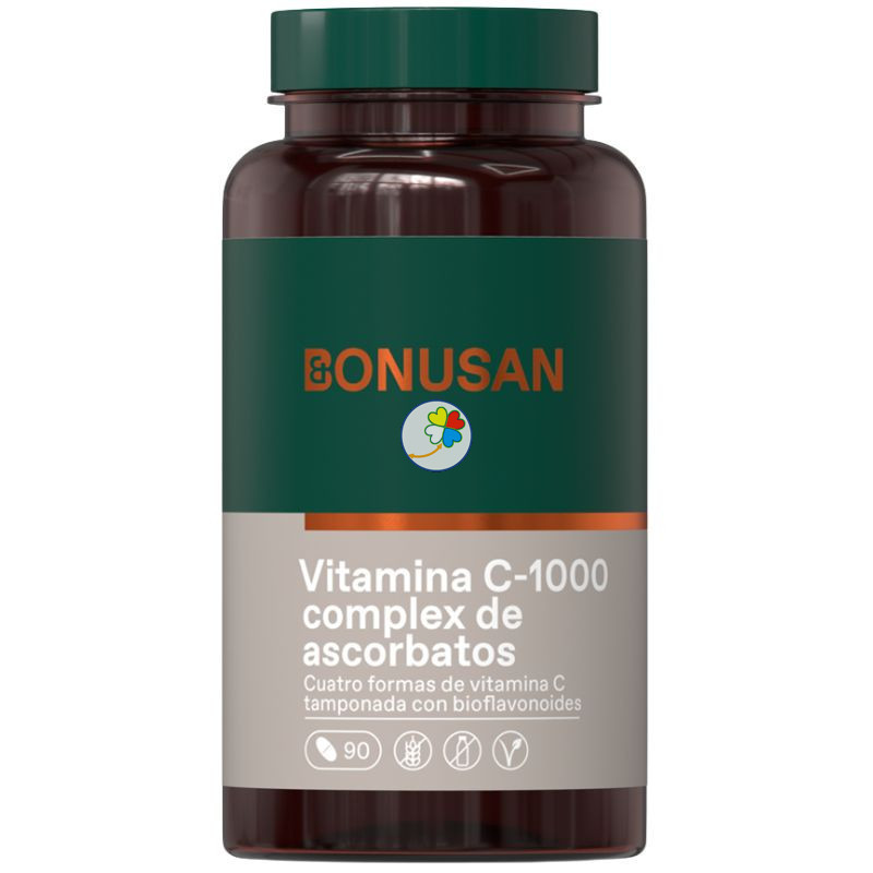 VITAMINA C1000 COMPLEJO ASCROBATO 90COMPRIMIDOS BONUSAN