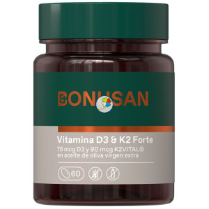 VITAMINA D3 & K2 60 PERLAS BONUSAN