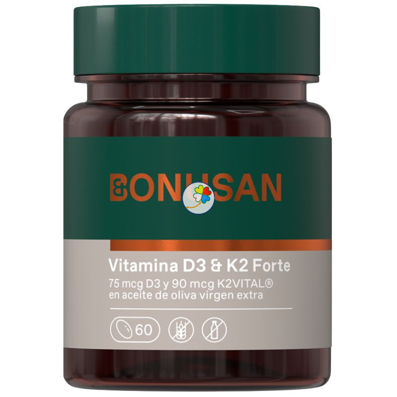 VITAMINA D3 & K2 60 PERLAS BONUSAN