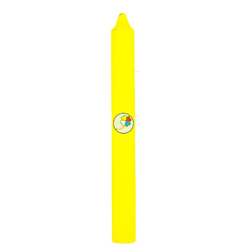 VELA BUJÍA AMARILLA 20CM ORO DE LOS ANDES