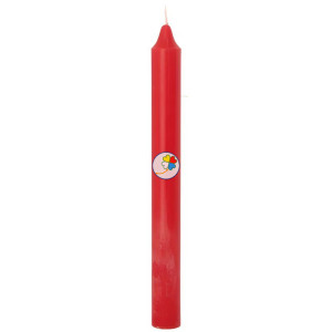 VELA BUJÍA ROJA 20CM ORO DE LOS ANDES