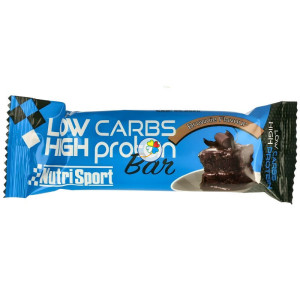 BARRITA LOW CARBS HIGH PROTEIN SABOR BROWNIE 60G NUTRISPORT