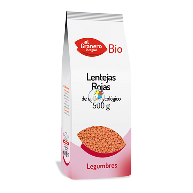 LENTEJAS ROJAS BIO 500Gr. GRANERO