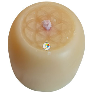 VELA ARTESANA DE CANELA 100% VEGETAL ORO DE LOS ANDES