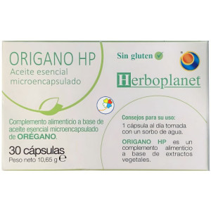 ORIGANO HP 10,65 g, 30 capsulas de A. E. Microencapsulados HERBOPLANET