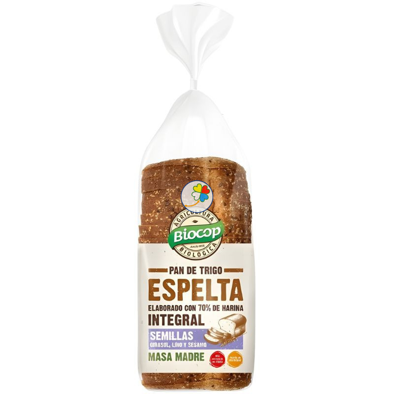 PAN MOLDE DE ESPELTA Y SEMILLAS 400Gr. BIOCOP