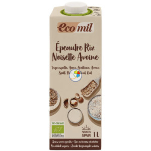 ECOMIL ESPELTA, ARROZ, AVELLANAS Y AVENA 1Lt. NUTRIOPS