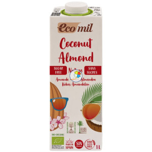 BEBIDA DE COCO Y ALMENDRA NATURE SIN AZÚCAR BIO 1L ECOMIL