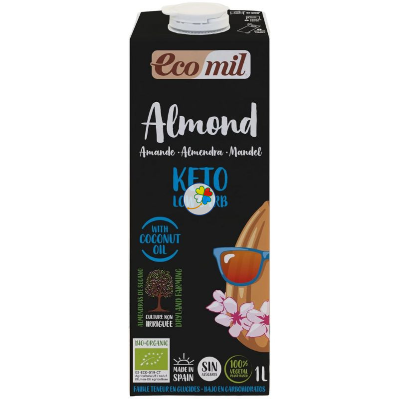 BEBIDA DE ALMENDRA NATURE KETO BIO 1L ECOMIL