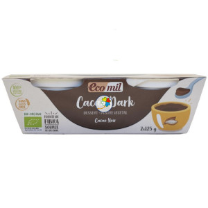 POSTRE DE CACAO DARK BIO 2X125G ECOMIL
