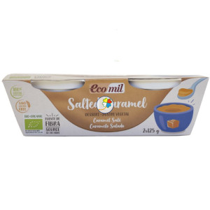 POSTRE DE CARAMELO SALADO BIO 2X125G ECOMIL