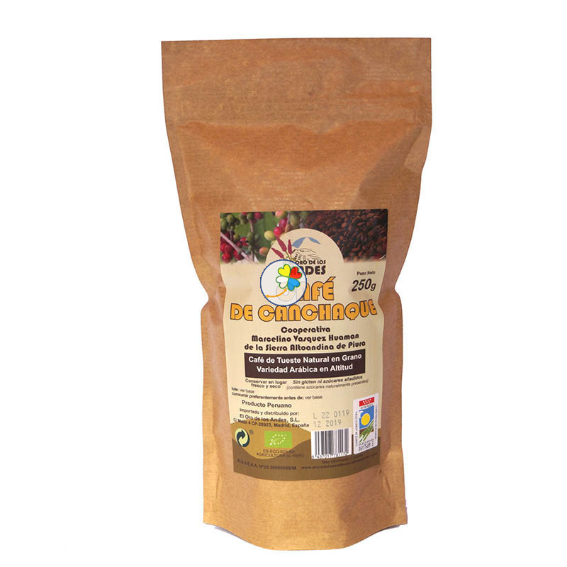 CAFE GRANO TUESTE NATURAL 250Gr. ORO DE LOS ANDES