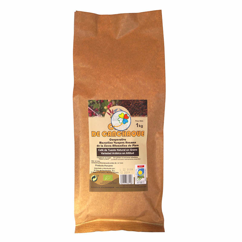 CAFE GRANO TUESTE NATURAL 1Kg. ORO DE LOS ANDES