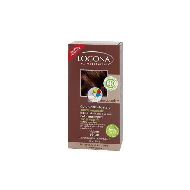 COLORANTE VEGETAL CASTAÑO CAFE (coffe brown) LOGONA