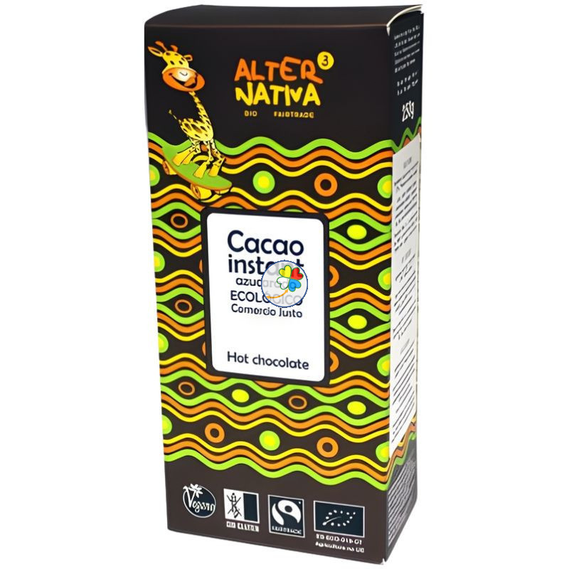 CACAO INSTANTÁNEO AZUCARADO BIO 250G ALTERNATIVA 3