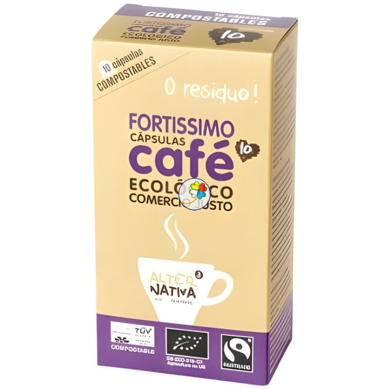CÁPSULAS DE CAFÉ FORTISSIMO BIO 10 UNIDADES ALTERNATIVA 3