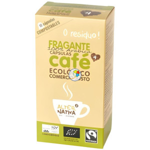 CÁPSULAS DE CAFÉ FRAGANTE BIO 10 UNIDADES ALTERNATIVA 3