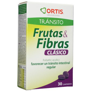 FRUTAS Y FIBRAS CLASICO 30 COMPRIMIDOS ORTIS