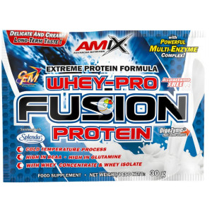 UNIDOSIS WHEY PRO FUSION PROTEIN VAINILLA 30G AMIX