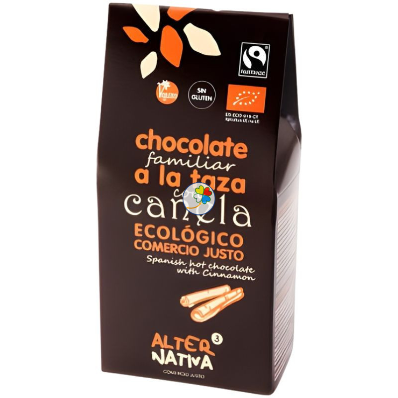 CHOCOLATE A LA TAZA CON CANELA BIO 125G ALTERNATIVA 3