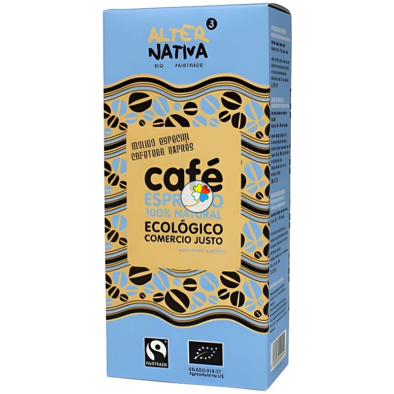 CAFÉ ESPRESSO MOLIDO BIO 250G ALTERNATIVA 3