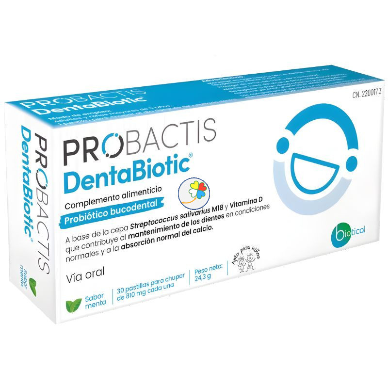 PROBACTIS DENTABIOTIC 30 PASTILLAS BIOTICAL HEALTH