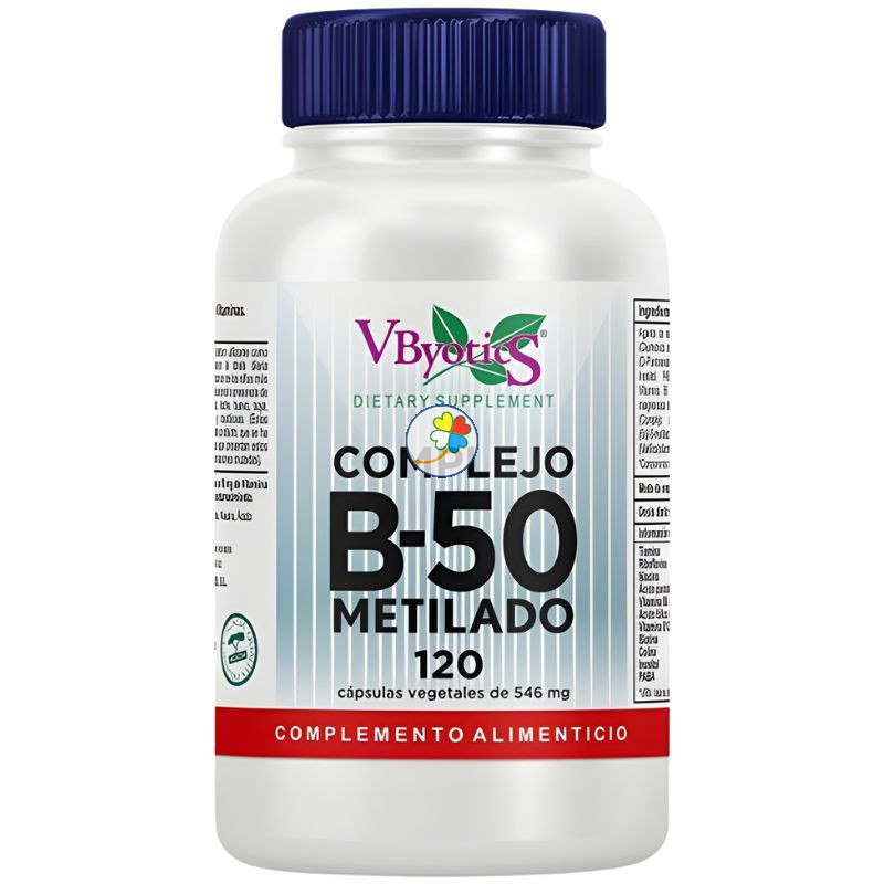 COMPLEJO B50 METILADO 120 CAPSULAS VBYOTICS