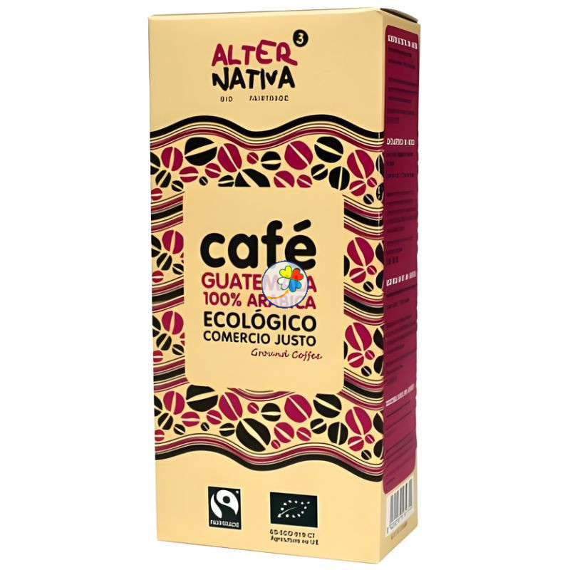 CAFÉ DE GUATEMALA MOLIDO BIO 250G ALTERNATIVA 3