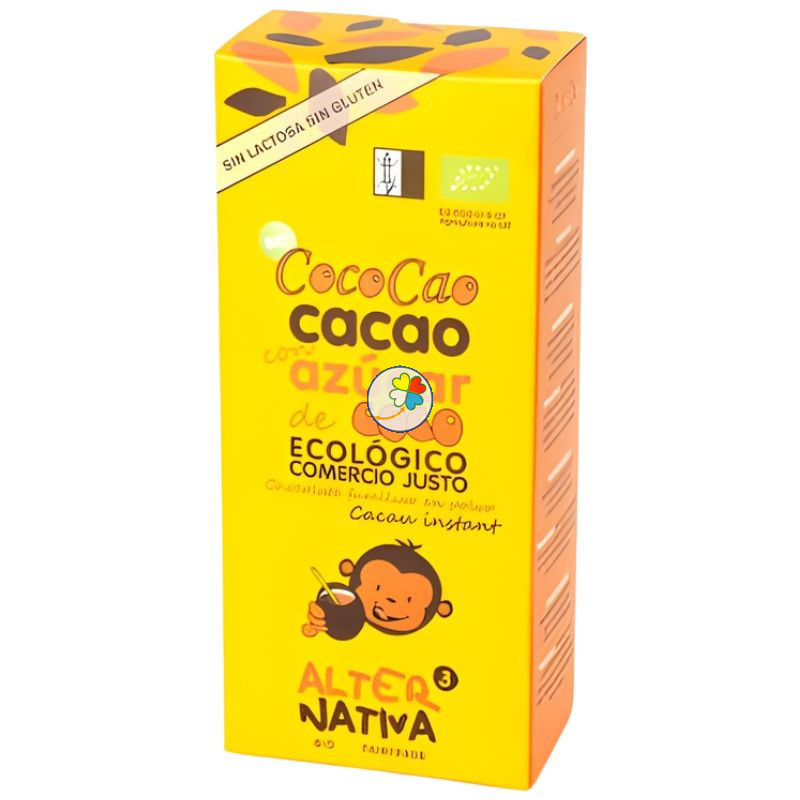 COCOCAO CACAO INSTANT CON AZÚCAR DE COCO BIO 250G ALTERNATIVA 3