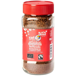 CAFÉ SOLUBLE DESCAFEINADO LIOFILIZADO BIO 100G ALTERNATIVA 3