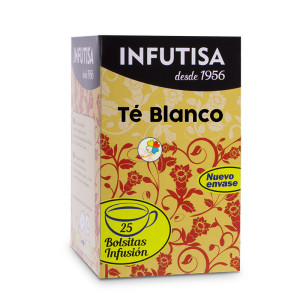 INFUSIÓN DE TÉ BLANCO 25 FILTROS INFUTISA