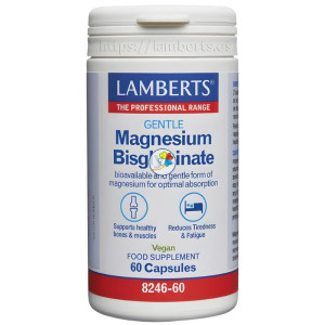 GENTLE MAGNESIUM BISGLYCINATE 60 CAPSULAS LAMBERTS