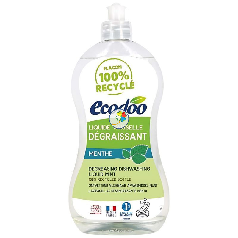 LAVAVAJILLAS DESENGRASANTE DE MENTA 1L ECODOO